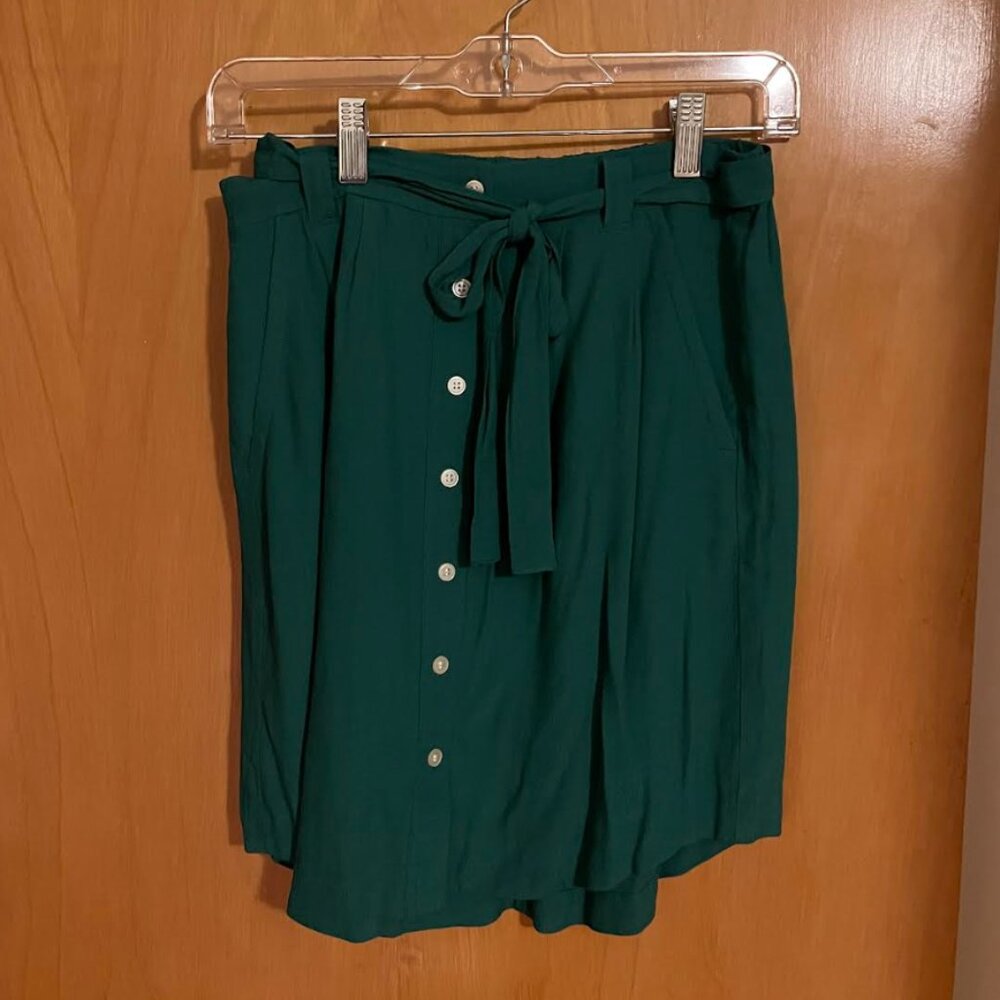 Loft Button-Down Skirt